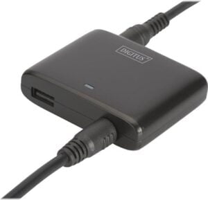 DIGITUS Universal Car Notebook Charger 90Watt Bilstrømsadapter