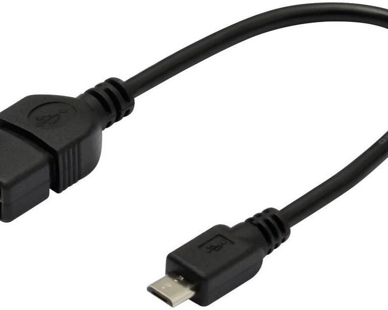 ASSMANN USB-kabel 20cm Sort