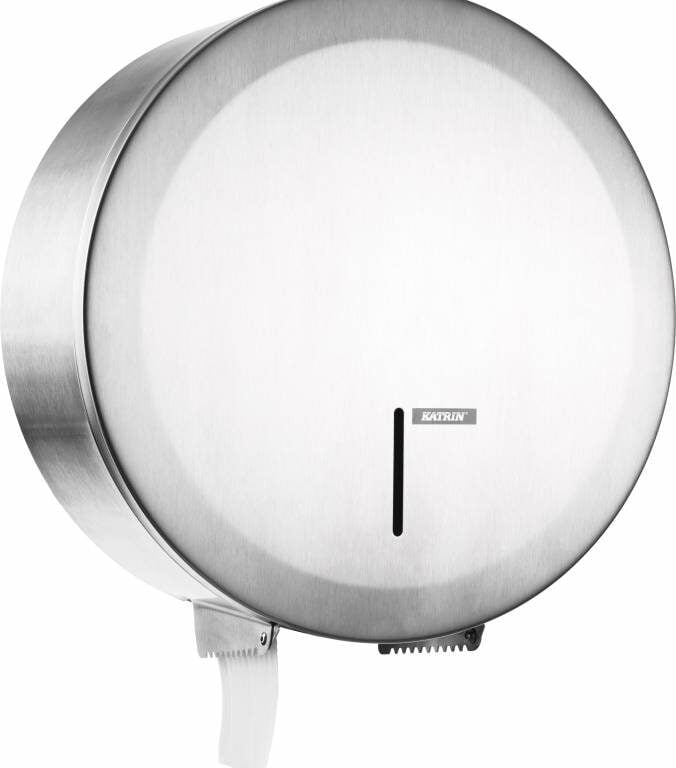 Dispenser t/toiletpapir Katrin Gigant L Børstet stål 992967