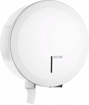 Dispenser t/toiletpapir Katrin Ny Gigant ML metal hvid 997016