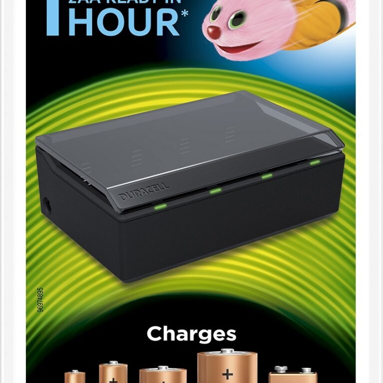 Batterilader Duracell Universallader