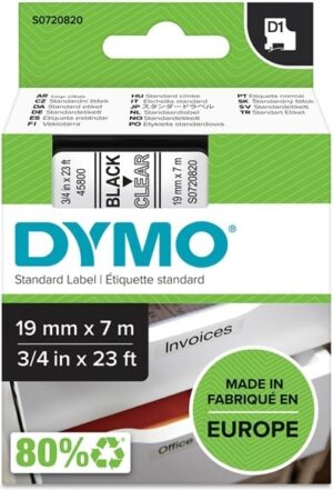 DYMO D1 Mærkattape  (1,9 cm x 7 m) 1rulle(r)
