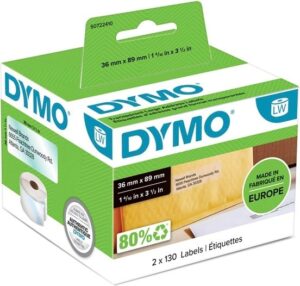 DYMO LabelWriter Adresseetiketter 36 x 89 mm 260etikette(r)