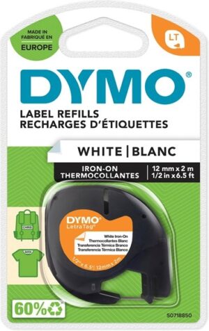 DYMO LetraTAG Stryg-på tape  (1,2 cm x 2 m) 1rulle(r) - S0718850