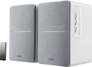 Edifier R1280T2.0 Powered Book Shelf Speaker 42 Watts Classic Wood Finish (brown, pair)