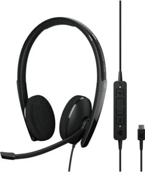 EPOS I SENNHEISER ADAPT 160T USB-C II Kabling Headset Sort