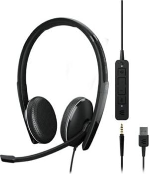 EPOS I SENNHEISER ADAPT 165T USB II Kabling Headset Sort