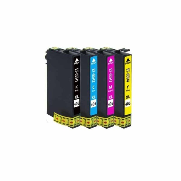 Rabat sæt! Epson 405XL   4 farver BK-C-M-Y  Kompatibel  405XL  63,1 ml
