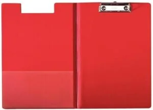 Clipboard Esselte rød A4 m/forside