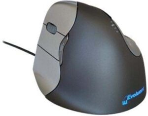 Evoluent VerticalMouse 4 Left Laser Kabling Grå Sølv