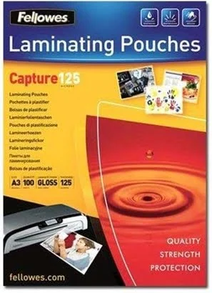 Fellowes Lamineringslommer - 125 micron A3 100stk