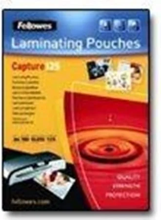Fellowes Lamineringslommer - 125 micron 75x105mm 100stk