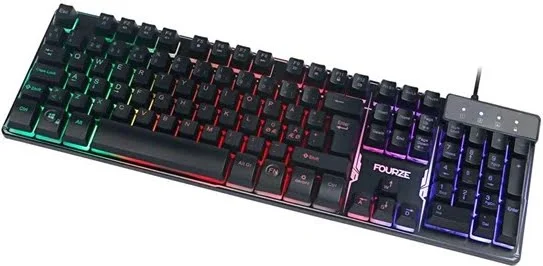 Fourze GK120 Rainbow Backlit LED Keyboard