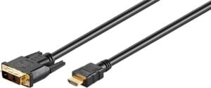 Goobay DVI-D > HDMI 5m Black