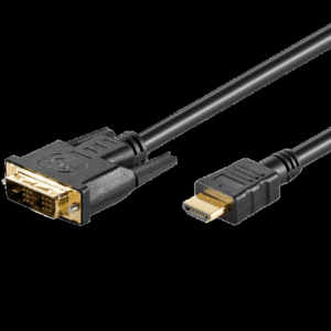 Goobay DVI-D > HDMI 1m Black