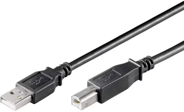 Goobay USB 2.0 A/B 3 meter Sort - 68901