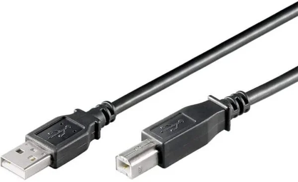 goobay USB 2.0 USB-kabel 5m Sort