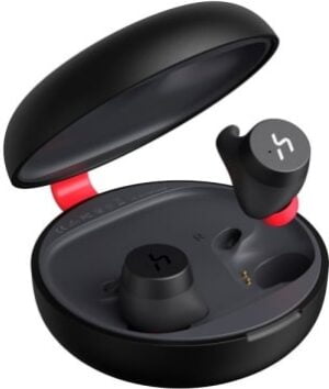 Hakii Fit Trådløs Ægte trådløse øretelefoner Sort Rød - Hakii Fit W-BKRD