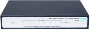 HPE OfficeConnect 1420 8G Switch 8-porte Gigabit - ekstern strømforsyning
