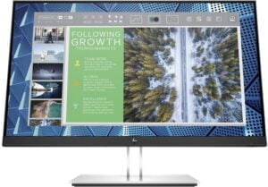 HP E24q G4 24 2560 x 1440 VGA (HD-15) HDMI DisplayPort 60Hz Pivot Skærm   - 9VG12AA