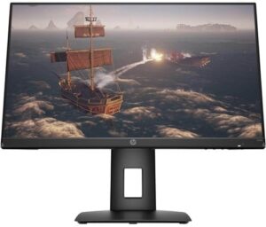 HP X24ih Gaming Monitor 23.8 1920 x 1080 HDMI DisplayPort 144Hz Pivot Skærm