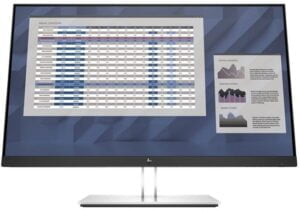 HP E27 G4 27 1920 x 1080 VGA (HD-15) HDMI DisplayPort 60Hz Pivot Skærm - 9VG71AA