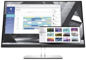 HP E27q G4 27 2560 x 1440 VGA (HD-15) HDMI DisplayPort 60Hz Pivot Skærm - 9VG82AT#ABB