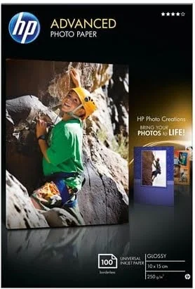 HP Advanced  Fotopapir 100 x 150 mm 100ark