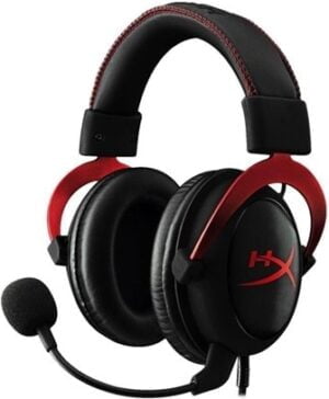 HyperX Cloud II Gaming Trådløs Headset Sort Rød