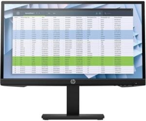 HP P22h G4 22 1920 x 1080 VGA (HD-15) HDMI DisplayPort 75Hz Pivot Skærm