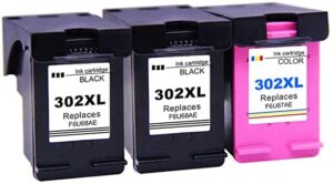 Rabat sæt! HP 302XL  2 x Sort 1 x Farve  Kompatibel  HP 302 XL - 48 ml