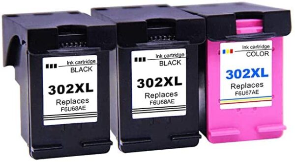 Rabat sæt! HP 302XL  2 x Sort 1 x Farve  Kompatibel  HP 302 XL - 48 ml