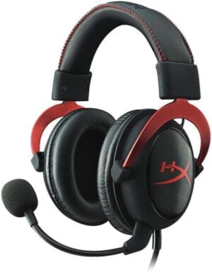 HyperX Cloud II Gaming Kabling Headset Sort Rød