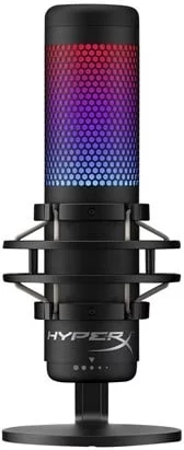 HyperX QuadCast S Mikrofon Kabling -36dB Tovejs Stereo Kardioide Omni-directional Sort