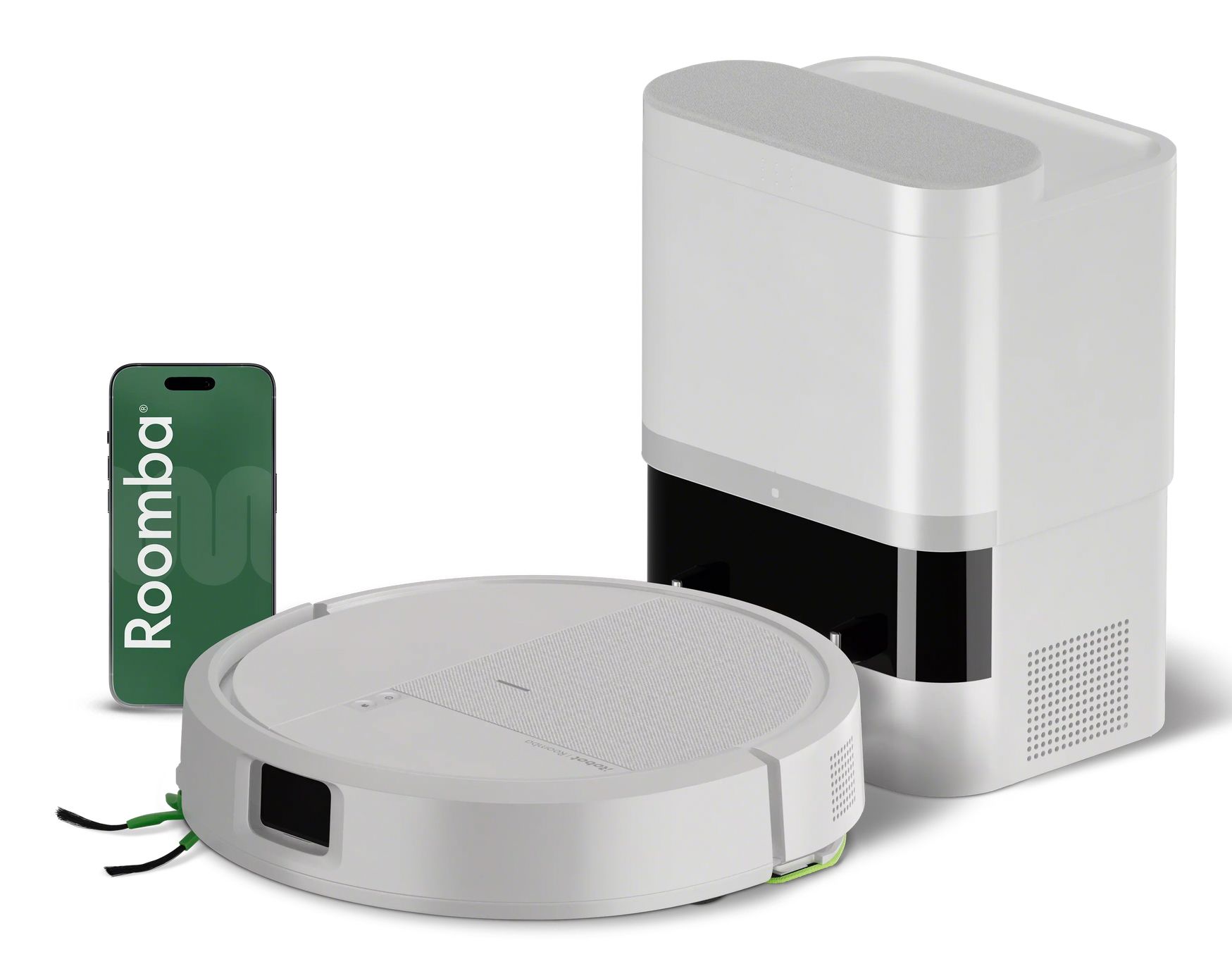iRobot Roomba 115 Combo Robot + AutoEmpty Dock, Poseløs, Hvid, Rund, Opladning, Gyroskop, Lithium-Ion (Li-Ion)