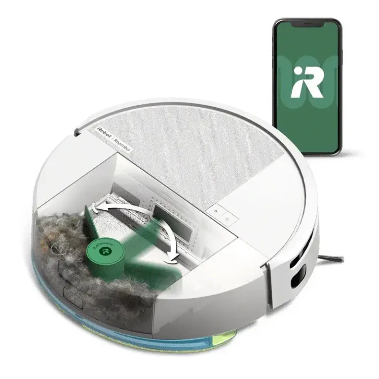 iRobot Roomba 205 DustCompactor Robotstøvsuger med gulvvask - Hvid
