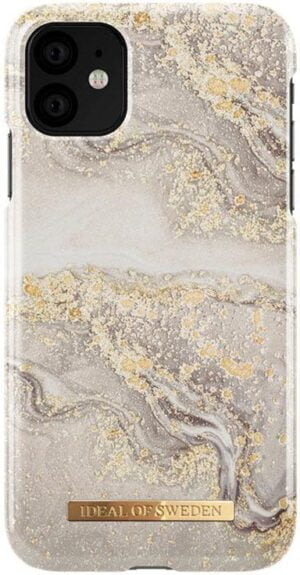 IDEAL Beskyttelsescover Plastik Glitter greige marmor