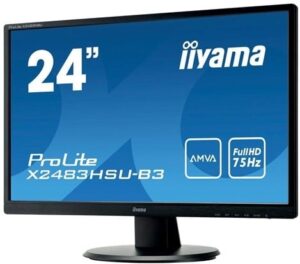 iiyama ProLite X2483HSU-B3 24 1920 x 1080 VGA (HD-15) HDMI DisplayPort 75Hz