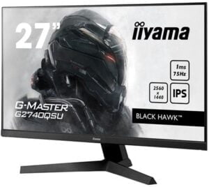 iiyama G-MASTER Black Hawk G2740QSU-B1 27 2560 x 1440 HDMI DisplayPort 75Hz