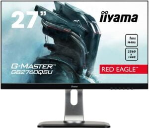 iiyama G-MASTER Red Eagle GB2760QSU-B1 27 2560 x 1440 DVI HDMI DisplayPort 144Hz Pivot Skærm