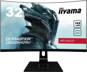 iiyama G-MASTER Red Eagle GB3266QSU-B1 32 2560 x 1440 HDMI DisplayPort 144Hz