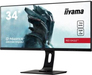 iiyama G-MASTER Red Eagle GB3461WQSU-B1 34 3440 x 1440 HDMI DisplayPort 144Hz