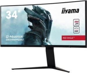 iiyama G-MASTER Red Eagle 34 3440 x 1440 HDMI DisplayPort 144Hz