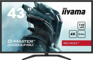 iiyama G-MASTER Red Eagle G4380UHSU-B1 43 3840 x 2160 HDMI DisplayPort 144Hz