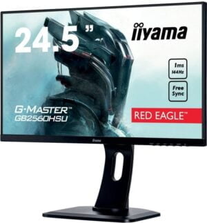 iiyama G-MASTER Red Eagle GB2560HSU-B1 24.5 1920 x 1080 HDMI DisplayPort 144Hz Pivot Skærm