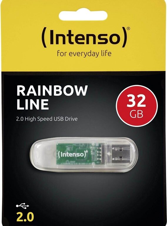 Intenso Rainbow Line USB 2.0 Hvid - 3502480