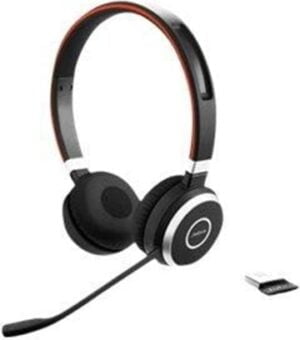 Jabra Evolve 65 UC stereo Trådløs Headset Sort