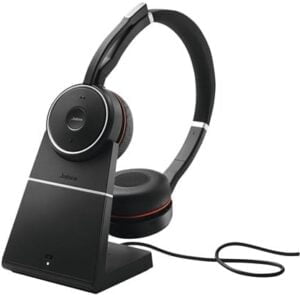 Jabra Evolve 75 MS Stereo Trådløs Headset Sort