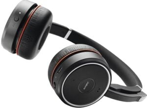 Jabra Evolve 75 Trådløs Headset Sort
