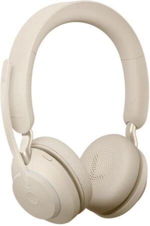 Jabra Evolve2 65 MS Stereo Trådløs Headset Beige